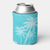 Sommerpalmen Aqua Dosenkühler (Kanne Rückseite)