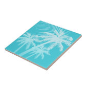 Sommerpalmen Aqua Fliese (Seite)