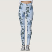 Sommerpalmen Leggings (Vorderseite)