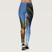 Sommerpalmen Leggings (Rückseite)
