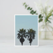 Sommerpalmen Postkarte (Stehend Vorderseite)