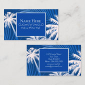 Sommerpalmen Visitenkarte (Vorne/Hinten)