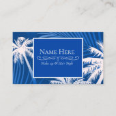 Sommerpalmen Visitenkarte (Vorderseite)