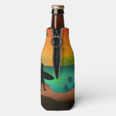 Sommerparadies Flaschenkühler (Flasche Rückseite)