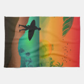 Sommerparadies Geschirrtuch (Horizontal)