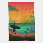 Sommerparadies Geschirrtuch (Vertikal)