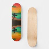 Sommerparadies Skateboard (Vorderseite)