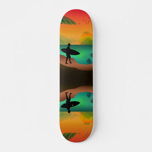 Sommerparadies Skateboard (Vorne)