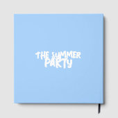Sommerparty am Strand Gästebuch (Rückseite)