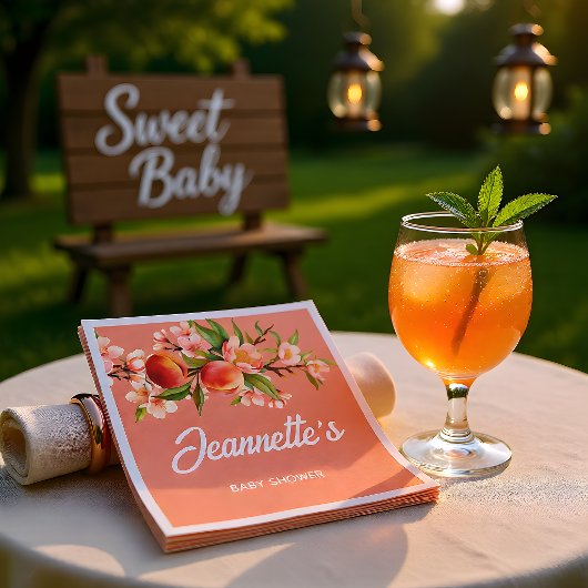 Sommerparty-Baby-Shower Serviette