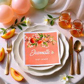 Sommerparty-Baby-Shower Serviette