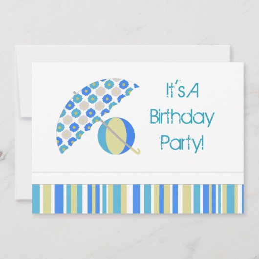 Sommerparty Einladung (Rückseite)