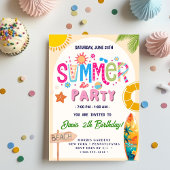Sommerparty Einladung
