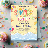 Sommerparty Einladung