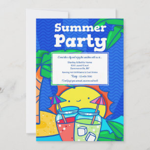 Sommerparty Einladung