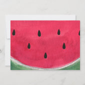 Sommerparty mit Watermelon Einladung (Rückseite)