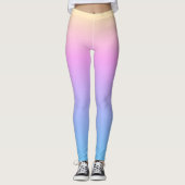 Sommerpastelfarbe perfekt glänzen leggings (Vorderseite)