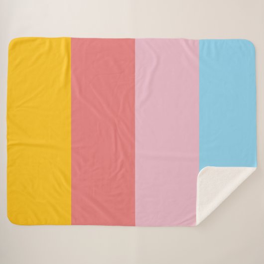 Sommerpastellfarbenprogramm Sherpadecke (Vorderseite (Horizontal))