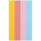 Sommerpastellfarbenprogramm Tischdecke (Vorderseite)