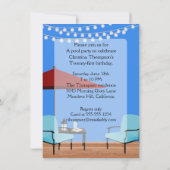 Sommerpatio-Party Einladung (Rückseite)