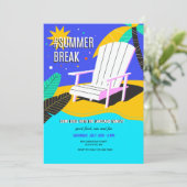 Sommerpause Einladung (Stehend Vorderseite)