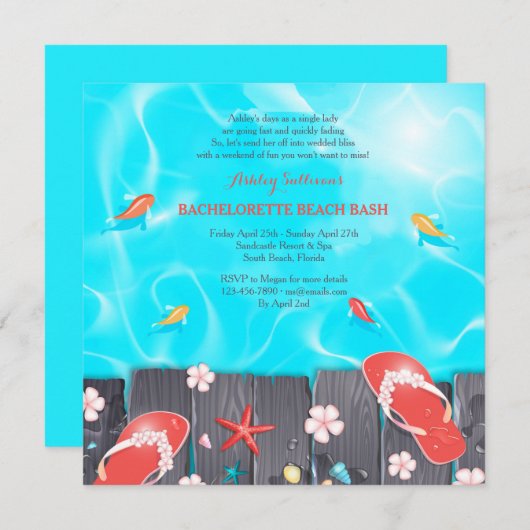 Sommerpause Einladung (Vorne/Hinten)