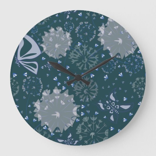 Sommerpause Große Wanduhr (Vorderseite)