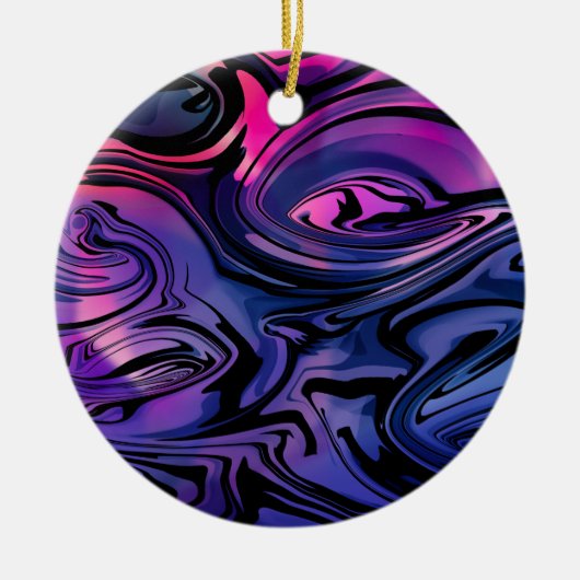 Sommerpause Keramik Ornament (Vorne)