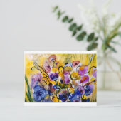 Sommerpause Postkarte (Stehend Vorderseite)