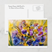 Sommerpause Postkarte (Vorne/Hinten)