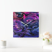 Sommerpause Quadratische Wanduhr (Zuhause)