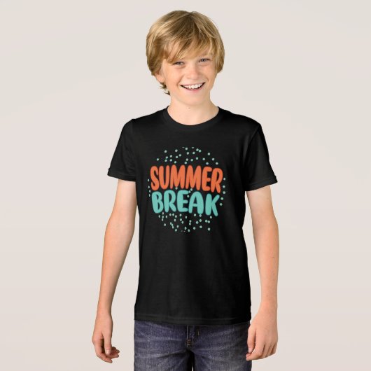 Sommerpause Tri-Blend Shirt (Vorderseite voll)