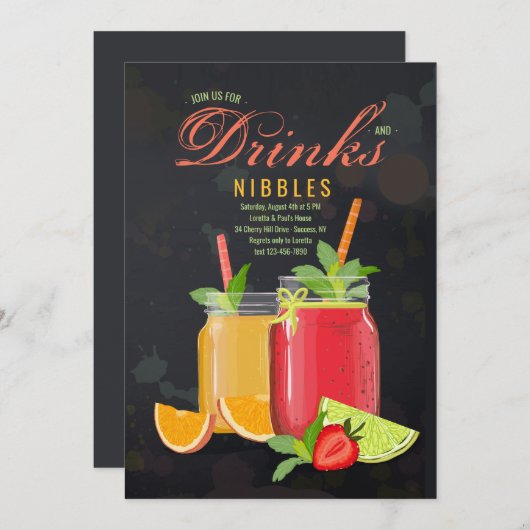 Sommerpauseneinladung Einladung (Vorne/Hinten)