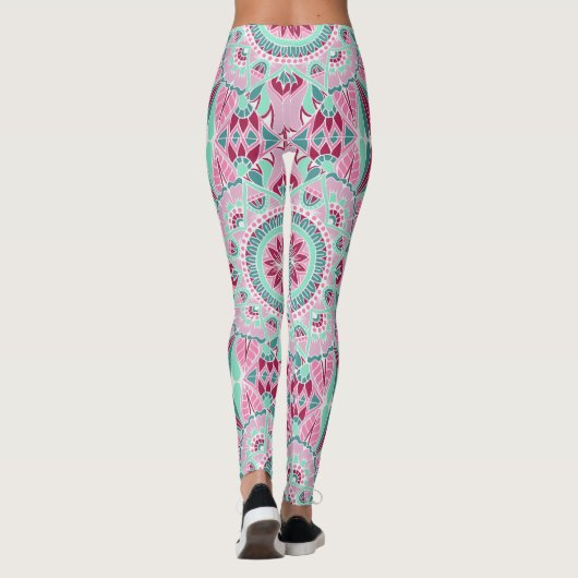 Sommerperiode-Mandala Leggings (Rückseite)