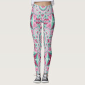 Sommerperiode-Mandala Leggings (Vorderseite)