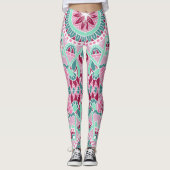 Sommerperiode-Mandala Leggings (Vorderseite)