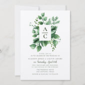 Sommerpflanzen Einladung (Vorderseite)