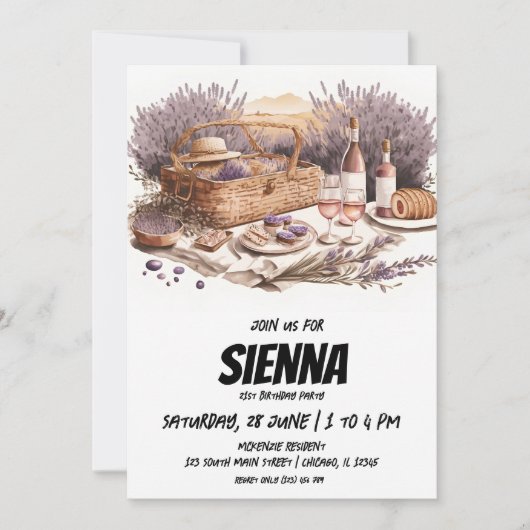 Sommerpikanteneinladung Einladung (Vorderseite)