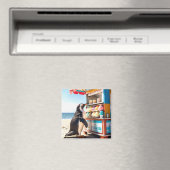 Sommerpinguin bei Eisdiele Magnet (In Situ (Geschirrspüler))