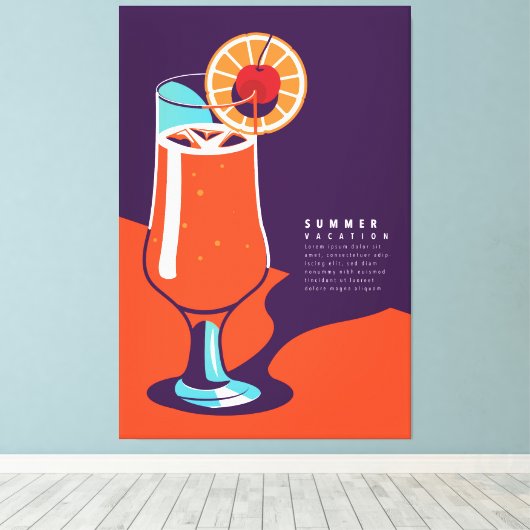 Sommerplanung Leinwanddruck (Insitu (Holzboden))