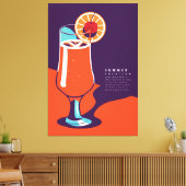 Sommerplanung Leinwanddruck (Insitu (Wohnzimmer))