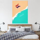 Sommerplanung Leinwanddruck (Insitu (Schlafzimmer))