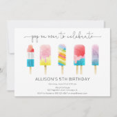 Sommerpökeleis Geburtstagsparty Einladung (Vorderseite)