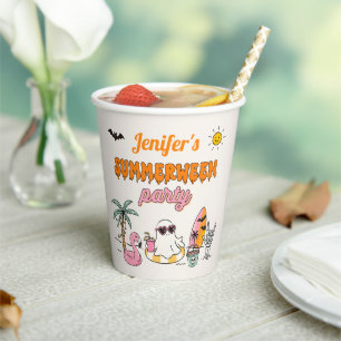 Sommerpool-Halloween-Geburtstagsfeier Pappbecher