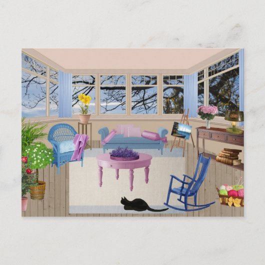 Sommerpostkarte der Hütte Postkarte (Vorderseite)