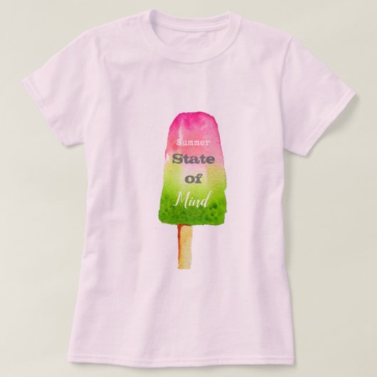 Sommerquotenbeere sorbet niedliche Nahrungskunst T-Shirt (Design vorne)