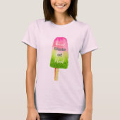 Sommerquotenbeere sorbet niedliche Nahrungskunst T-Shirt (Vorderseite)