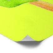 Sommerquotenpopsikel Limone Sorbet niedliche Nahru Poster (Ecke)