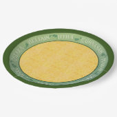 Sommerrad des Jahres Pappteller (Schrägansicht)