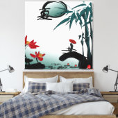 Sommerramponade Leinwanddruck (Insitu (Schlafzimmer))